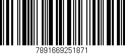 Código de barras (EAN, GTIN, SKU, ISBN): '7891669251871'