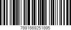 Código de barras (EAN, GTIN, SKU, ISBN): '7891669251895'