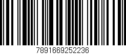 Código de barras (EAN, GTIN, SKU, ISBN): '7891669252236'