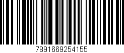 Código de barras (EAN, GTIN, SKU, ISBN): '7891669254155'