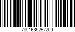 Código de barras (EAN, GTIN, SKU, ISBN): '7891669257200'