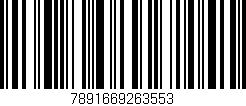 Código de barras (EAN, GTIN, SKU, ISBN): '7891669263553'