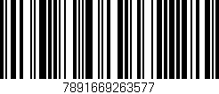 Código de barras (EAN, GTIN, SKU, ISBN): '7891669263577'