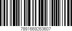 Código de barras (EAN, GTIN, SKU, ISBN): '7891669263607'