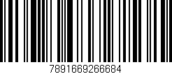 Código de barras (EAN, GTIN, SKU, ISBN): '7891669266684'