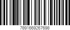 Código de barras (EAN, GTIN, SKU, ISBN): '7891669267698'