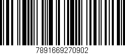 Código de barras (EAN, GTIN, SKU, ISBN): '7891669270902'