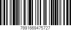 Código de barras (EAN, GTIN, SKU, ISBN): '7891669475727'