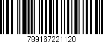 Código de barras (EAN, GTIN, SKU, ISBN): '789167221120'