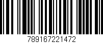 Código de barras (EAN, GTIN, SKU, ISBN): '789167221472'