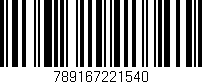 Código de barras (EAN, GTIN, SKU, ISBN): '789167221540'