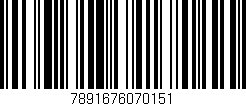 Código de barras (EAN, GTIN, SKU, ISBN): '7891676070151'