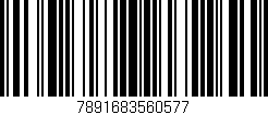 Código de barras (EAN, GTIN, SKU, ISBN): '7891683560577'
