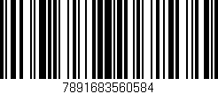 Código de barras (EAN, GTIN, SKU, ISBN): '7891683560584'
