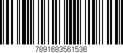 Código de barras (EAN, GTIN, SKU, ISBN): '7891683561536'