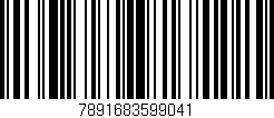 Código de barras (EAN, GTIN, SKU, ISBN): '7891683599041'