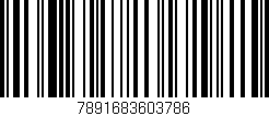 Código de barras (EAN, GTIN, SKU, ISBN): '7891683603786'