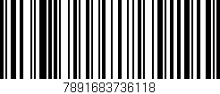 Código de barras (EAN, GTIN, SKU, ISBN): '7891683736118'