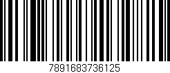 Código de barras (EAN, GTIN, SKU, ISBN): '7891683736125'