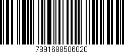 Código de barras (EAN, GTIN, SKU, ISBN): '7891688506020'