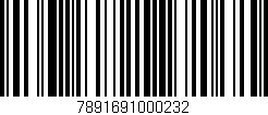 Código de barras (EAN, GTIN, SKU, ISBN): '7891691000232'