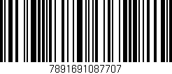 Código de barras (EAN, GTIN, SKU, ISBN): '7891691087707'