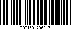 Código de barras (EAN, GTIN, SKU, ISBN): '7891691296017'
