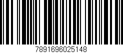 Código de barras (EAN, GTIN, SKU, ISBN): '7891696025148'