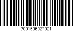 Código de barras (EAN, GTIN, SKU, ISBN): '7891696027821'