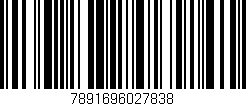 Código de barras (EAN, GTIN, SKU, ISBN): '7891696027838'