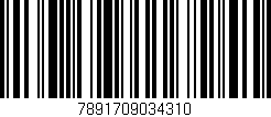Código de barras (EAN, GTIN, SKU, ISBN): '7891709034310'