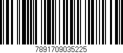 Código de barras (EAN, GTIN, SKU, ISBN): '7891709035225'