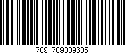 Código de barras (EAN, GTIN, SKU, ISBN): '7891709039605'
