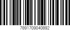Código de barras (EAN, GTIN, SKU, ISBN): '7891709040892'