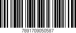 Código de barras (EAN, GTIN, SKU, ISBN): '7891709050587'