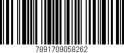 Código de barras (EAN, GTIN, SKU, ISBN): '7891709058262'