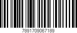Código de barras (EAN, GTIN, SKU, ISBN): '7891709067189'