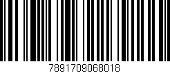 Código de barras (EAN, GTIN, SKU, ISBN): '7891709068018'