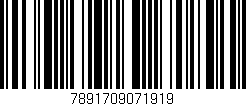 Código de barras (EAN, GTIN, SKU, ISBN): '7891709071919'