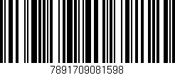 Código de barras (EAN, GTIN, SKU, ISBN): '7891709081598'