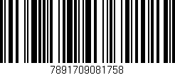 Código de barras (EAN, GTIN, SKU, ISBN): '7891709081758'