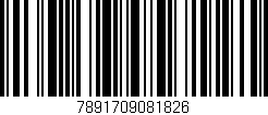 Código de barras (EAN, GTIN, SKU, ISBN): '7891709081826'