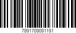 Código de barras (EAN, GTIN, SKU, ISBN): '7891709091191'