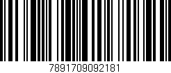 Código de barras (EAN, GTIN, SKU, ISBN): '7891709092181'