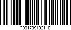 Código de barras (EAN, GTIN, SKU, ISBN): '7891709102118'