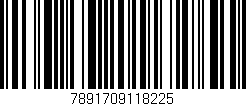 Código de barras (EAN, GTIN, SKU, ISBN): '7891709118225'