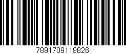 Código de barras (EAN, GTIN, SKU, ISBN): '7891709119826'