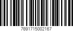 Código de barras (EAN, GTIN, SKU, ISBN): '7891715002167'