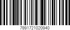 Código de barras (EAN, GTIN, SKU, ISBN): '7891721020940'