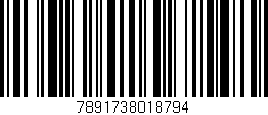 Código de barras (EAN, GTIN, SKU, ISBN): '7891738018794'